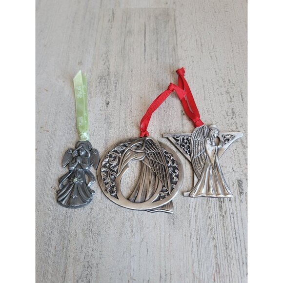 Metal Angel letter cherub religious ornament extra set - Picture 5 of 6
